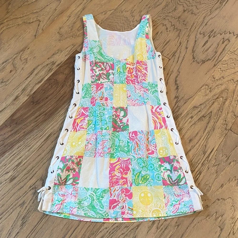 Lilly Pulitzer patchwork Mini Dress - Picture 2 of 5